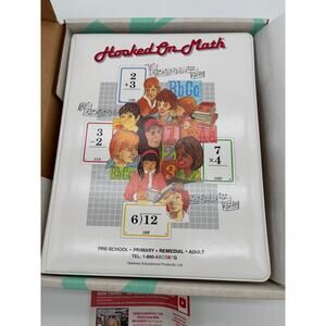 Brand New Vintage Hooked on Math Set – Complete Educational Kit, Homeschool